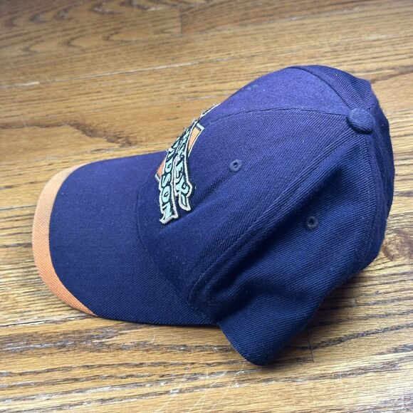 Harley Davidson Fitted Baseball Hat Cap Adult Large Wool Blue READ - Picture 3 of 10